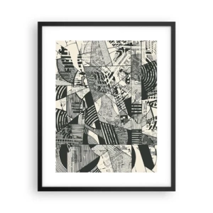 Plagát v čiernom ráme - Dynamika súčasnosti - 40x50 cm