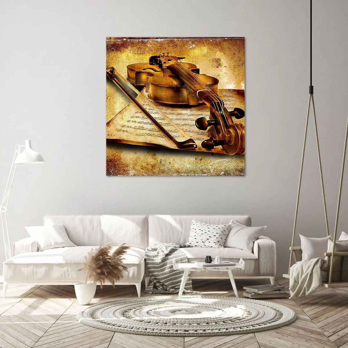 Obraz na plátne - Okamžite potrebný virtuóz - 40x40 cm