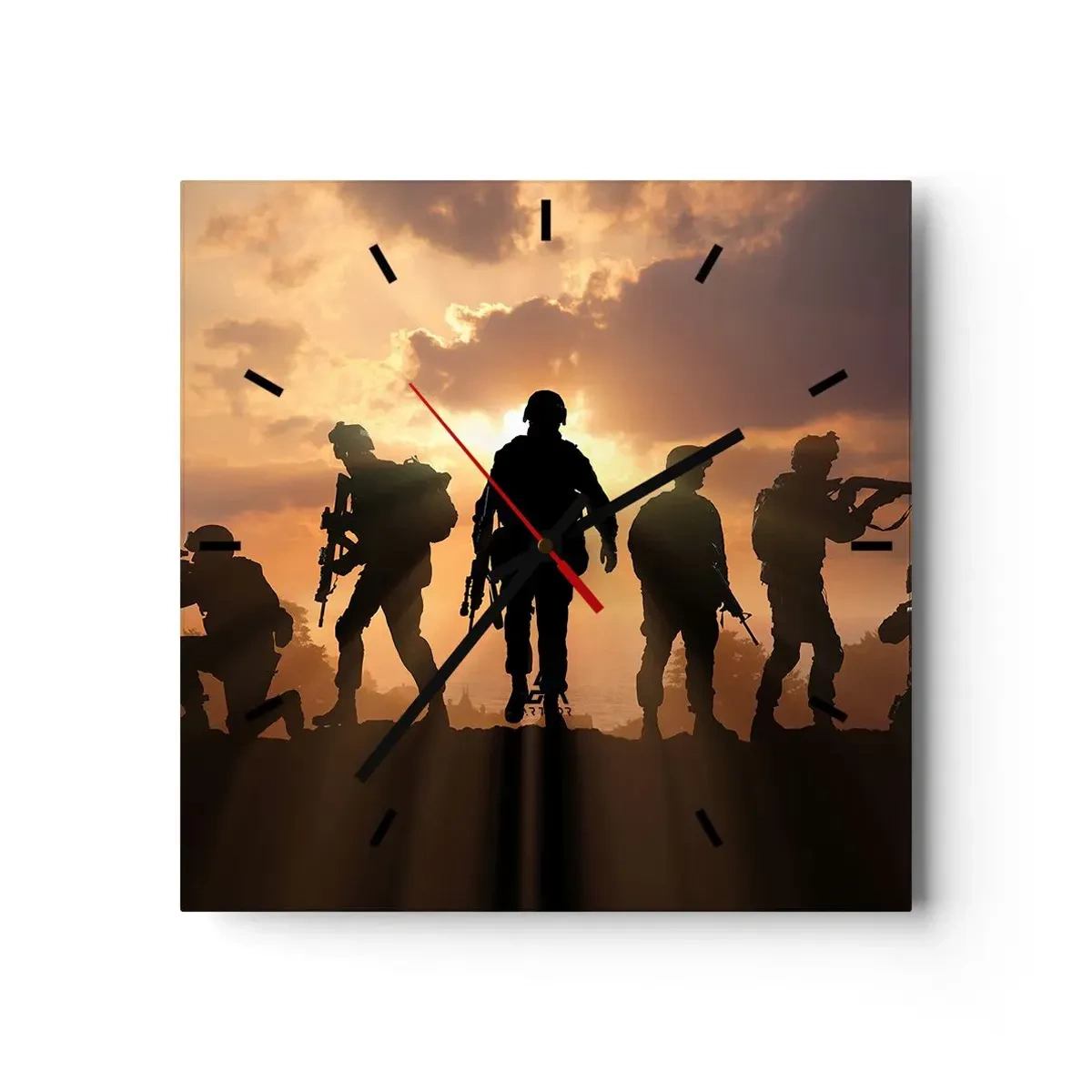 Nástenné hodiny - Brothers in arms - 40x40 cm