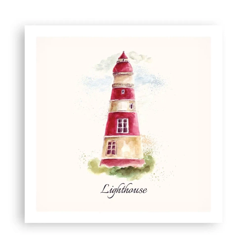 Plagát - Tu je vždy počasie - 60x60 cm