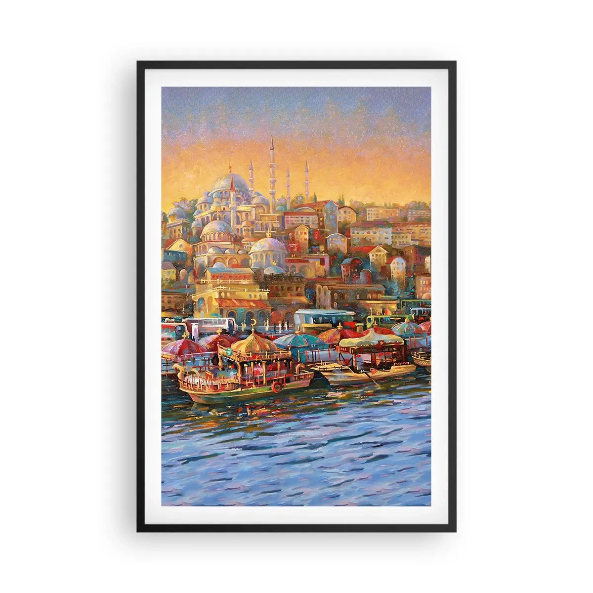 Plagát v čiernom ráme - Istanbulský príbeh - 61x91 cm