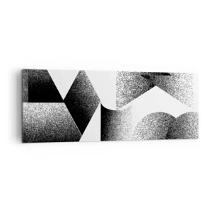 Obraz na plátne - Uhly a ovály - 140x50 cm