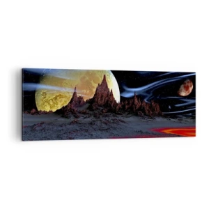 Obraz na plátne - Neznámy svet - 140x50 cm