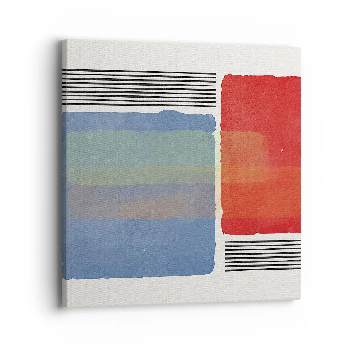 Obraz na plátne - Duch a písmeno geometrie - 40x40 cm