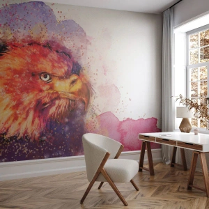 Fototapeta Premium Canvas - Nechceš vedieť, na čo myslím - Abstrakcia, Vták, Orol - 250x175 cm