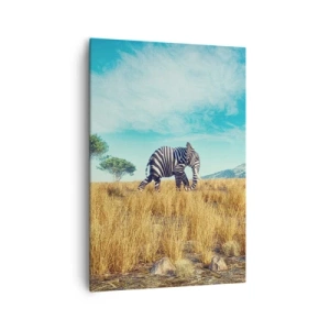Obraz na plátne - Šedá už nie je v móde - 70x100 cm