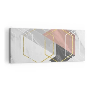 Obraz na plátne - Reťazová kompozícia - 100x40 cm