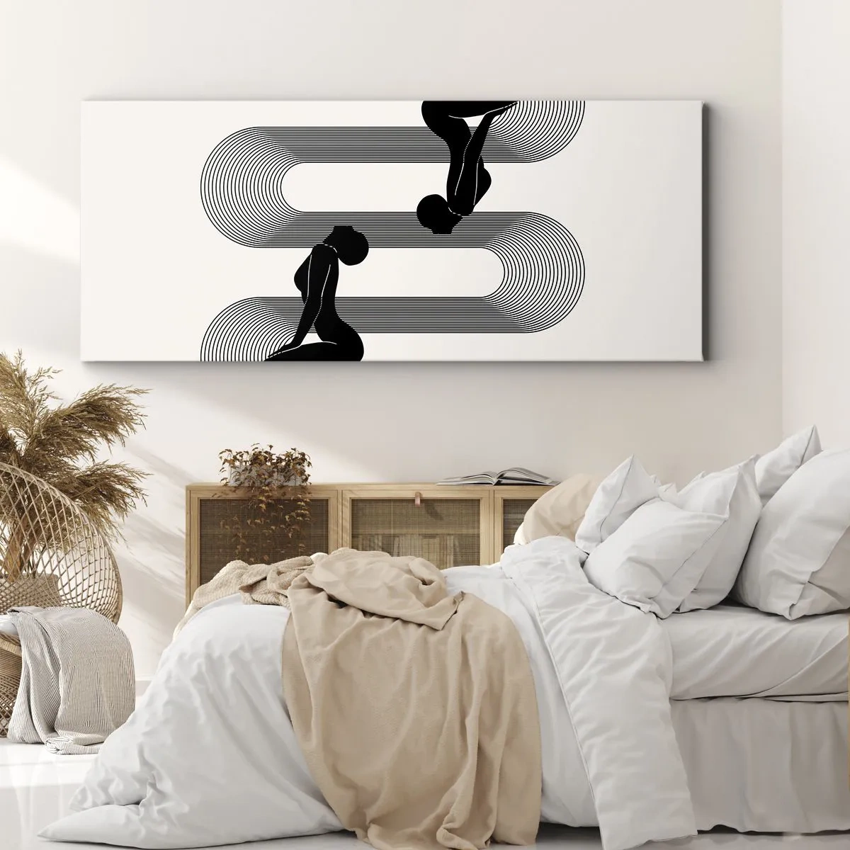 Obraz na plátne - Zmyselná symetria - 100x40 cm