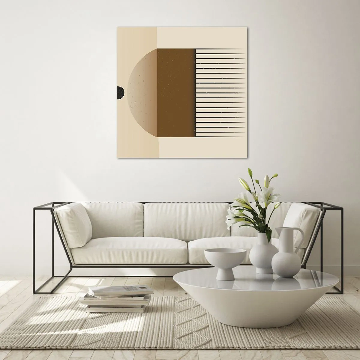 Obraz na skle - Rôzne stavy - 40x40 cm