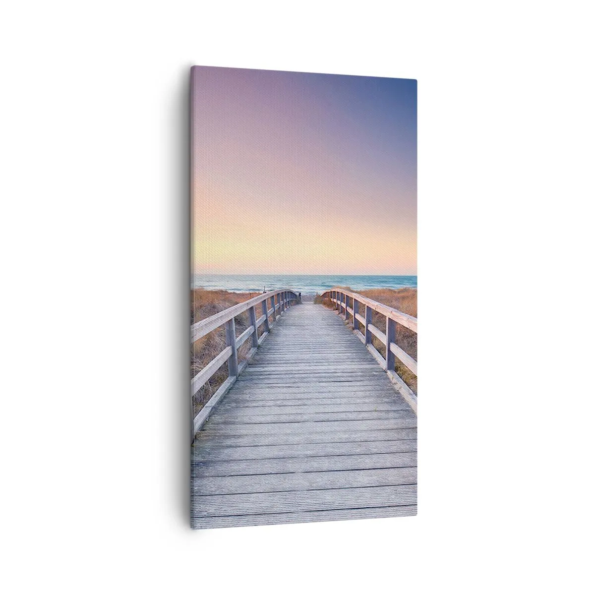 Obraz na plátne - Baltská večerná polárna žiara - 55x100 cm