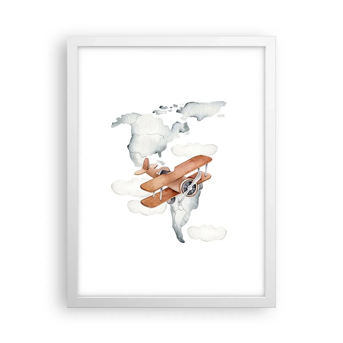 Plagát v bielom ráme - V priekopníckom duchu - 30x40 cm