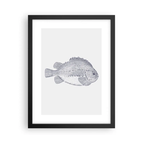 Plagát v čiernom ráme - Do albumu prírodovedca - 30x40 cm