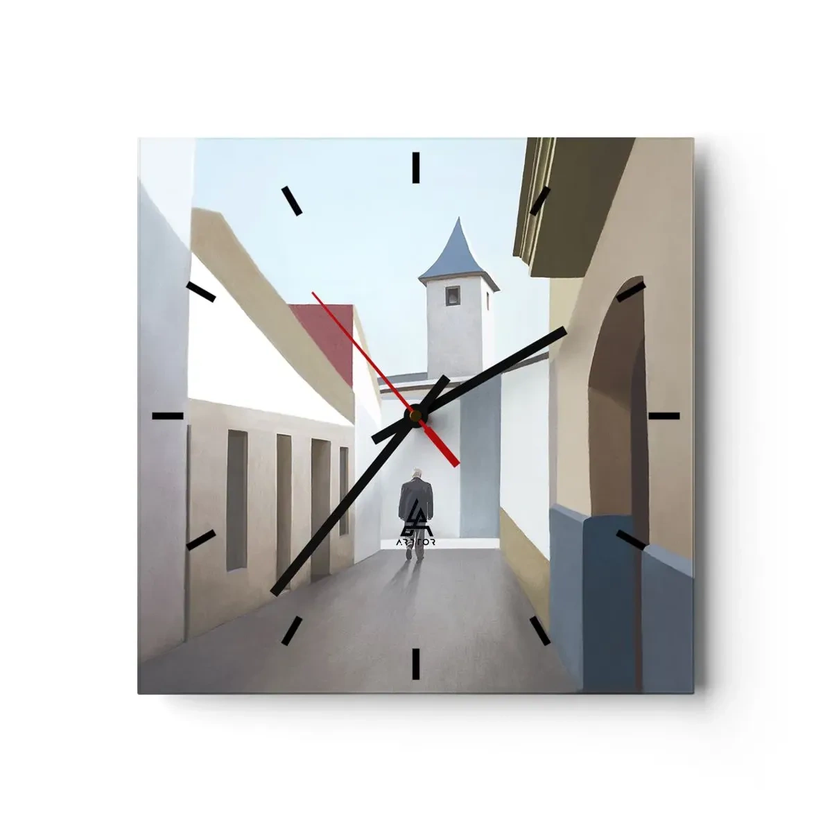 Nástenné hodiny - Slnečná prechádzka - 30x30 cm