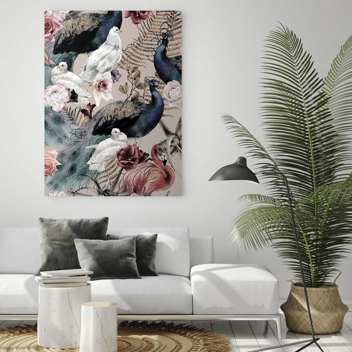 Obraz na skle - V palácovej záhrade - 50x70 cm