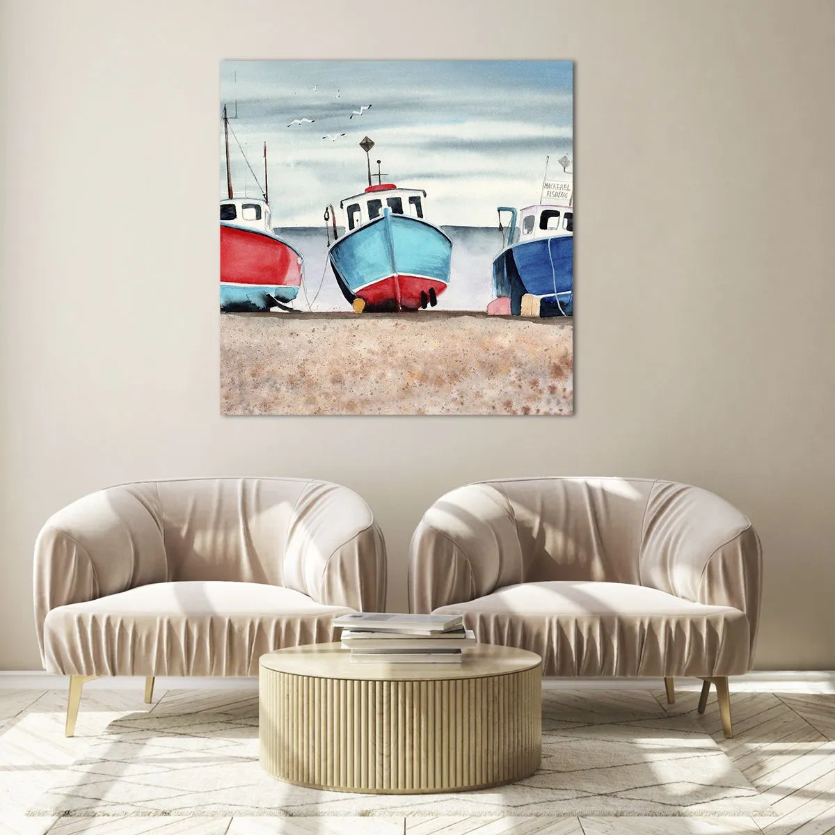 Obraz na skle - Pripravené na úlovok - 40x40 cm