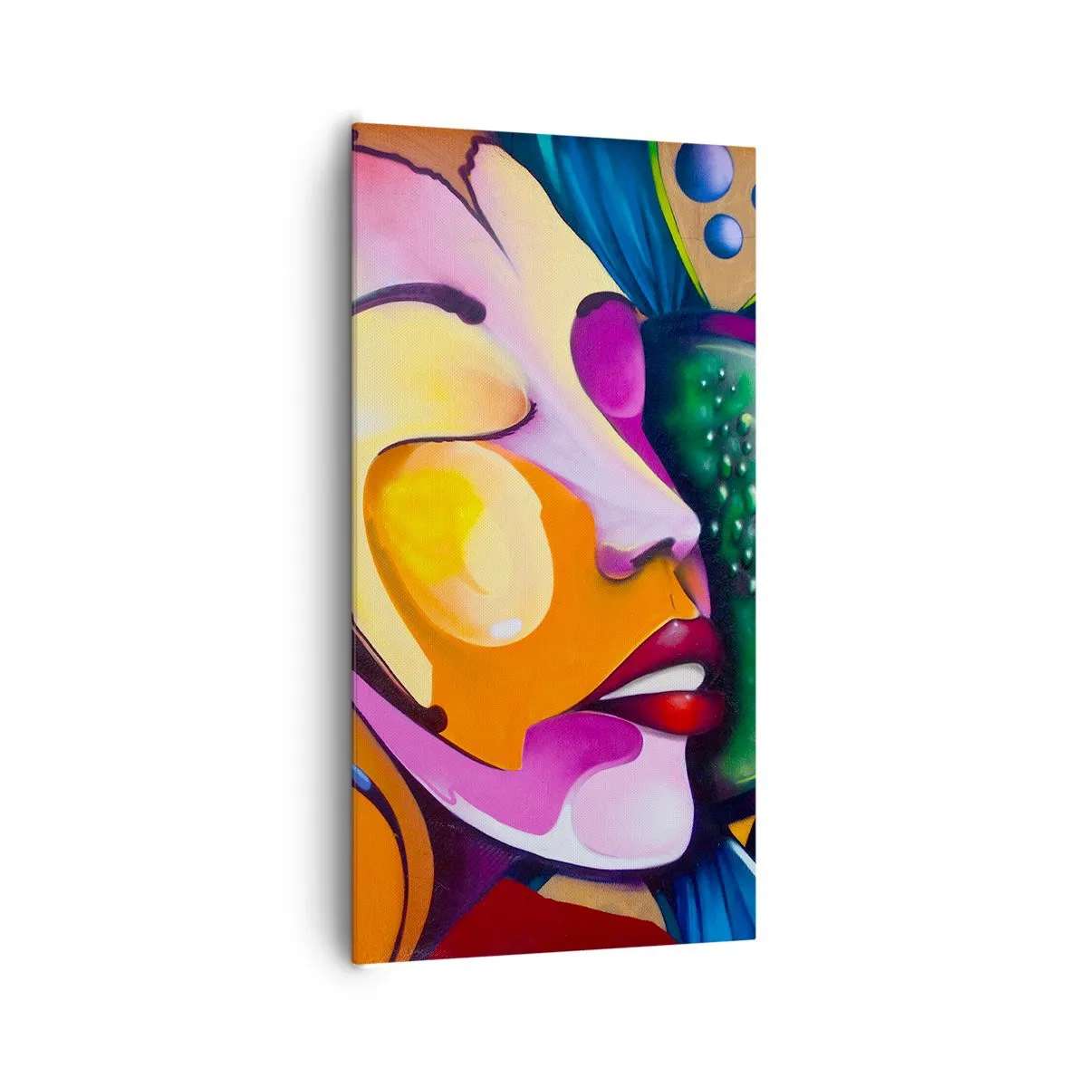 Obraz na plátne - Dotknúť sa farbou - 65x120 cm