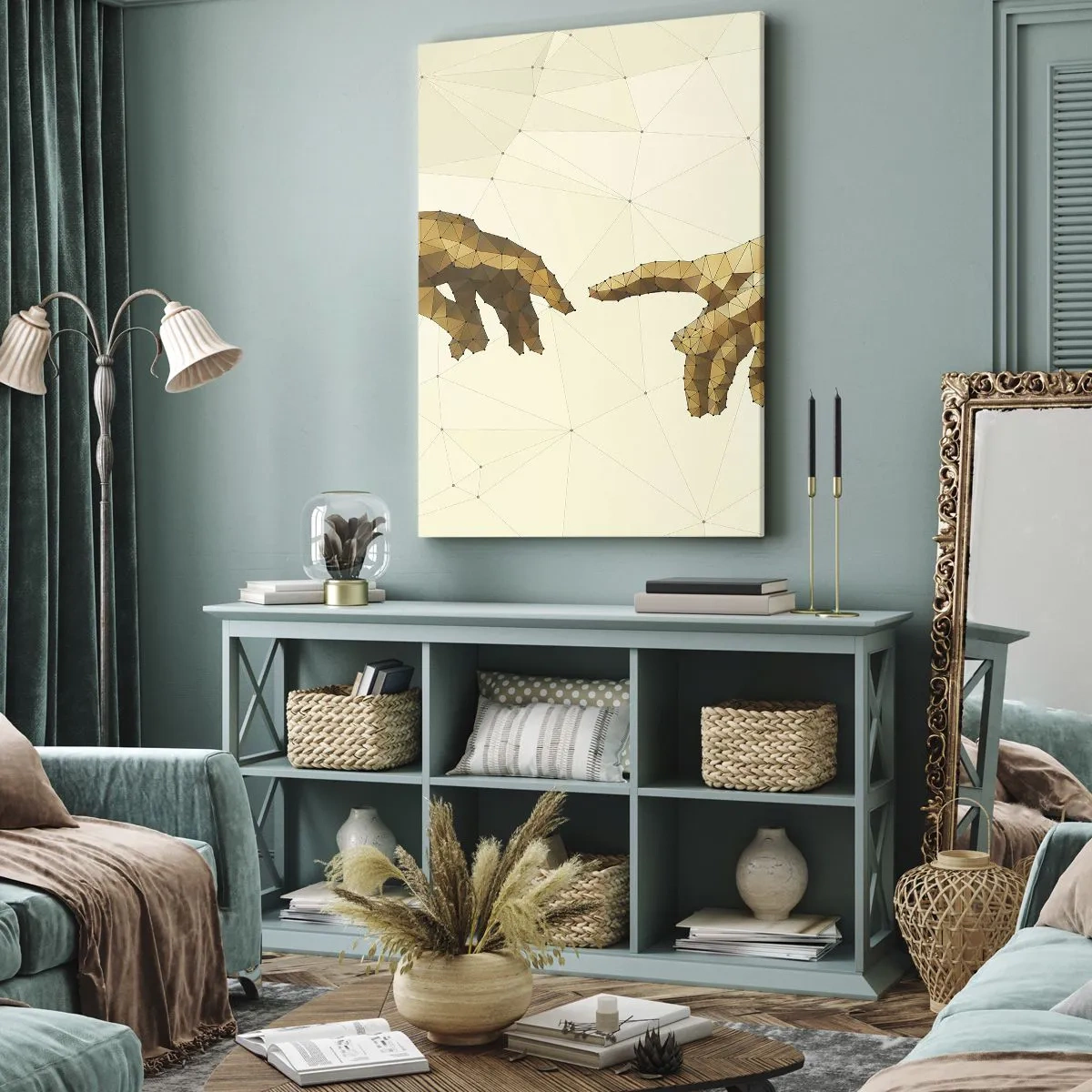 Obraz na plátne - Božská geometria - 80x120 cm