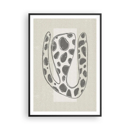 Plagát v čiernom ráme - Bizarná bytosť - 70x100 cm