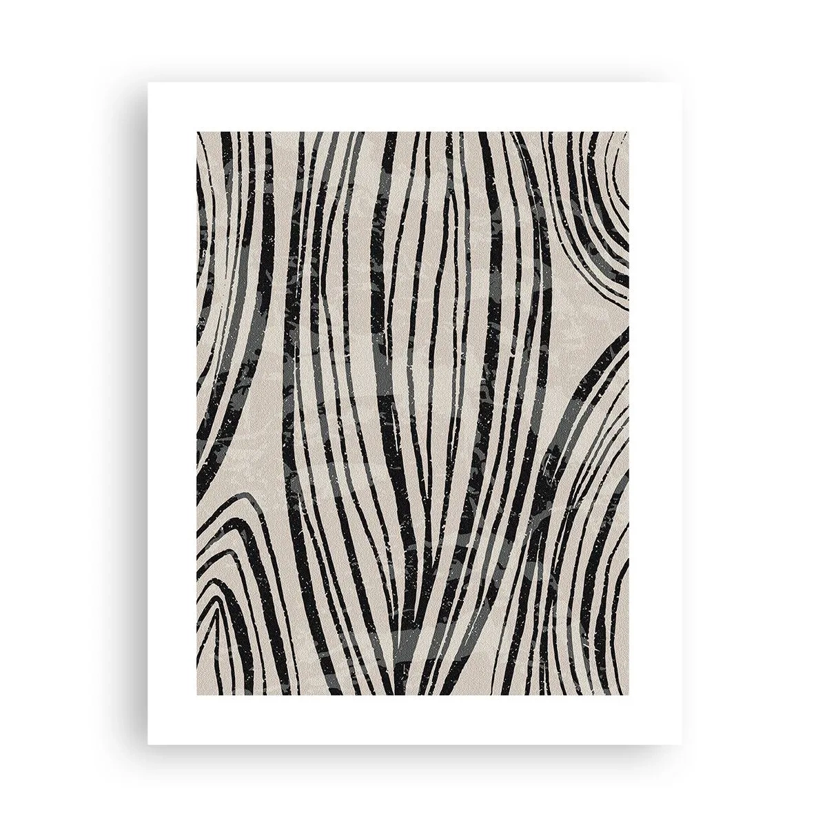 Plagát - Močiar s líniami - 40x50 cm