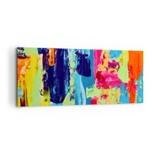 Obraz na plátne - Život je krásny! - 120x50 cm