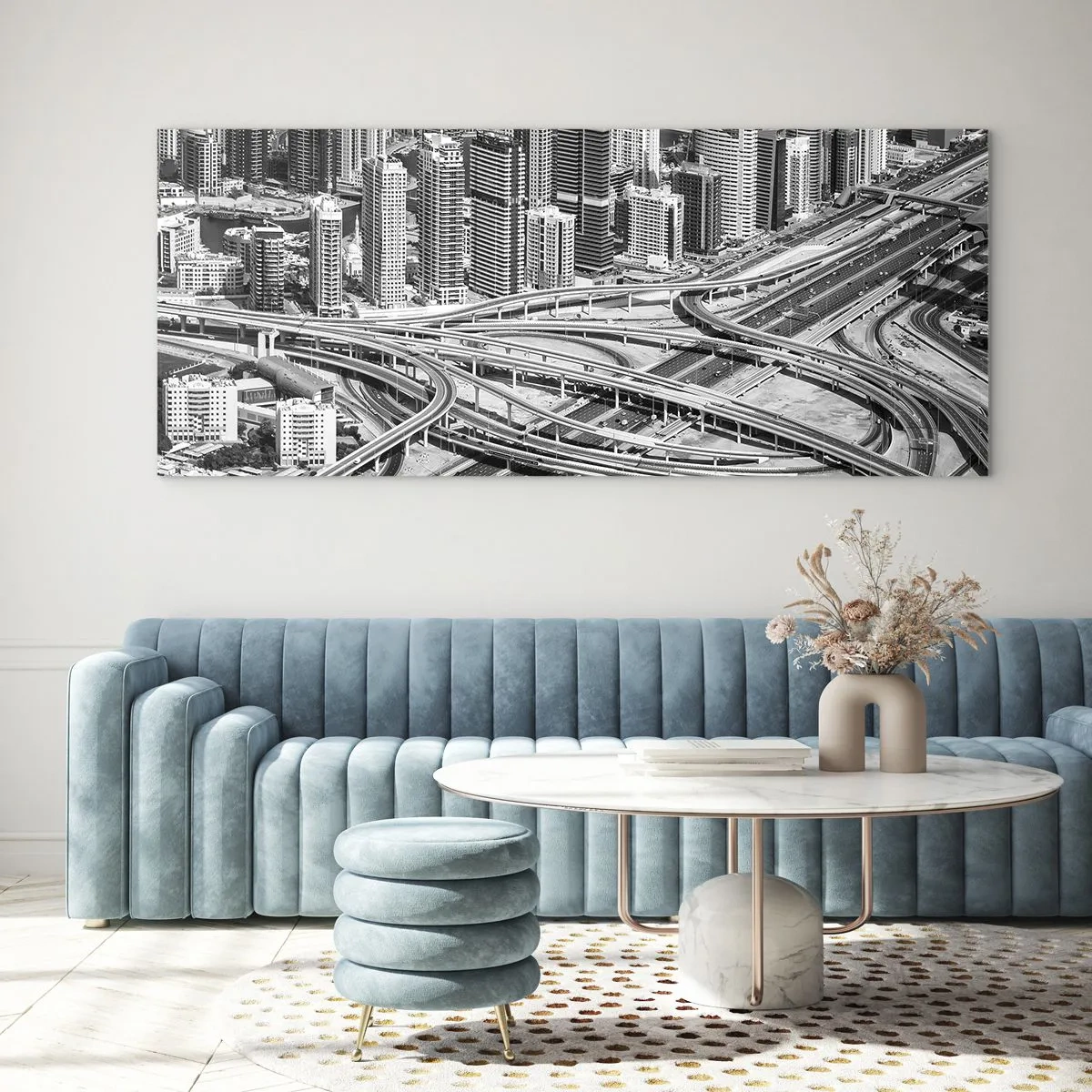 Obraz na skle - Dubaj – neskutočné mesto - 100x40 cm
