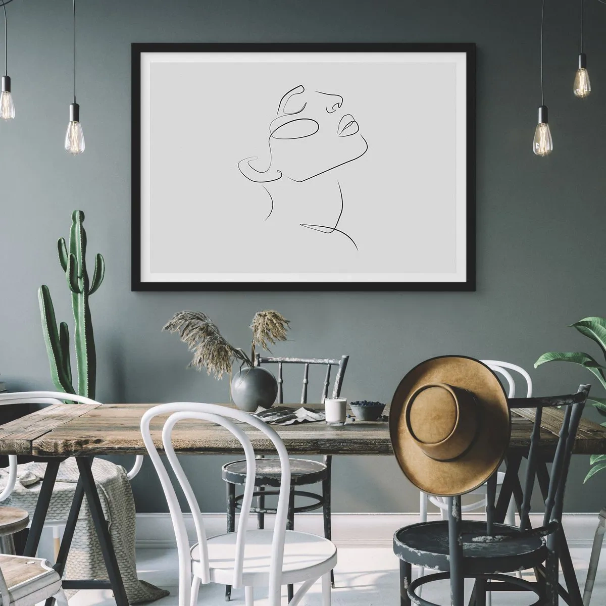 Plagát v čiernom ráme - Meandre sna - 100x70 cm