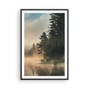 Plagát v čiernom ráme - Zrodenie dňa - 61x91 cm