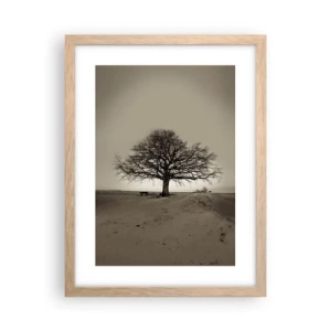 Plagát v ráme zo svetlého duba - Odtiaľ až do večnosti - 30x40 cm