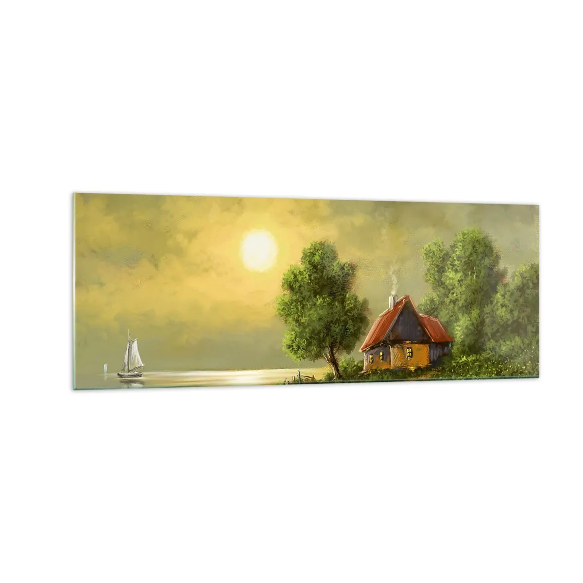 Obraz na skle - Krásne, ako z obrázku - 140x50 cm