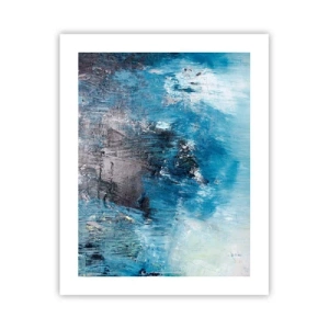 Plagát - Rapsódia v modrom - 40x50 cm