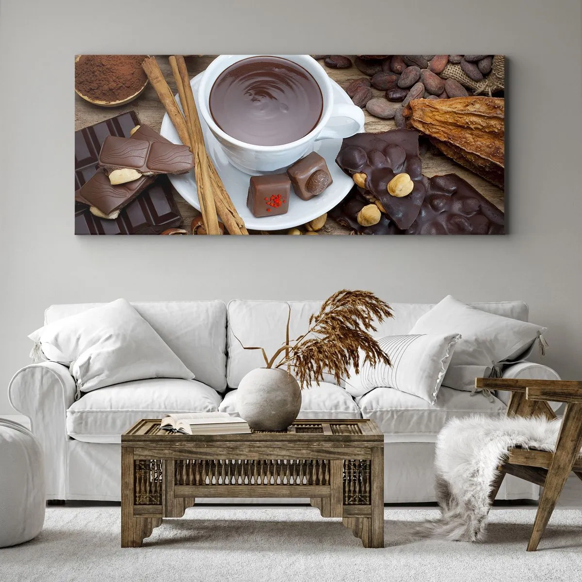 Obraz na plátne - Z rozprávkovej továrne na čokoládu - 100x40 cm