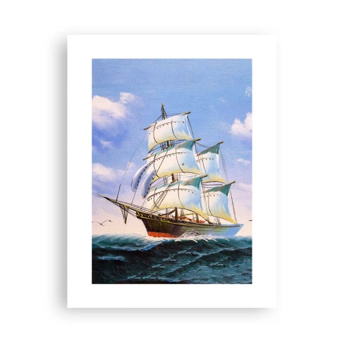 Plagát - Hrdo s vetrom - 30x40 cm