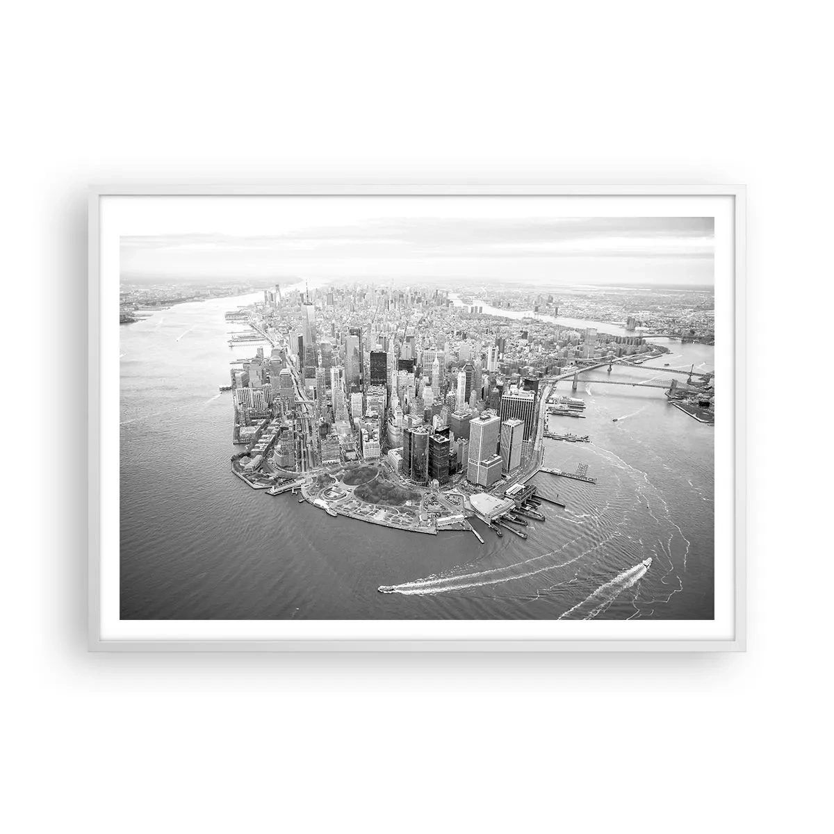 Plagát v bielom ráme - Ako nemilovať? - 100x70 cm