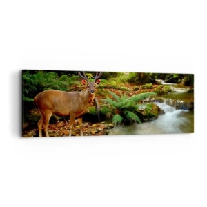 Obraz na plátne - Vítajte v mojom svete - 90x30 cm