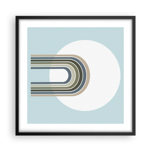 Plagát v čiernom ráme - Neodolateľná príťažlivosť - 50x50 cm