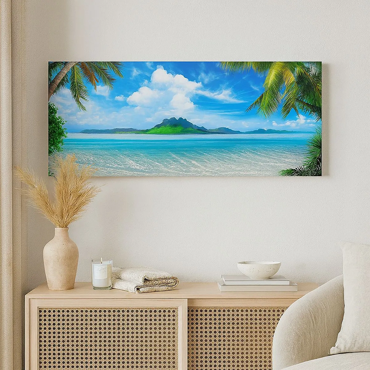 Obraz na plátne - Kompozícia: tancujúci priestor - 100x40 cm