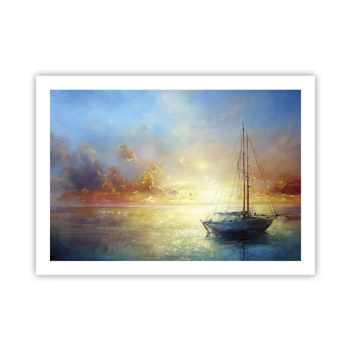 Plagát - V zlatom zálive - 70x50 cm
