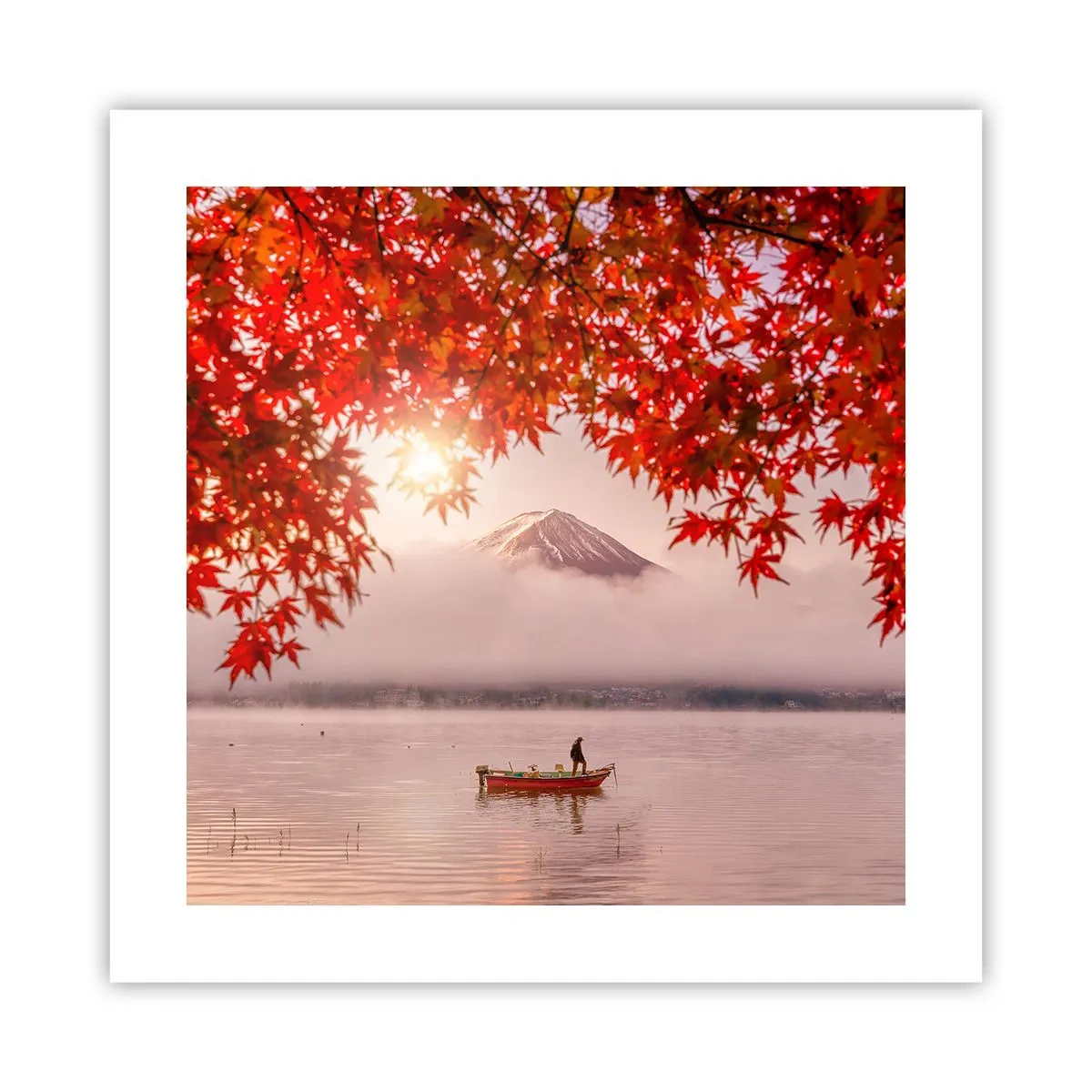 Plagát - V japonskom štýle - 40x40 cm