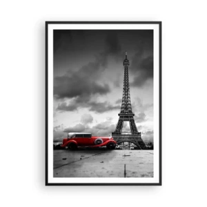 Plagát v čiernom ráme - Nie tak dávno v Paríži - 70x100 cm