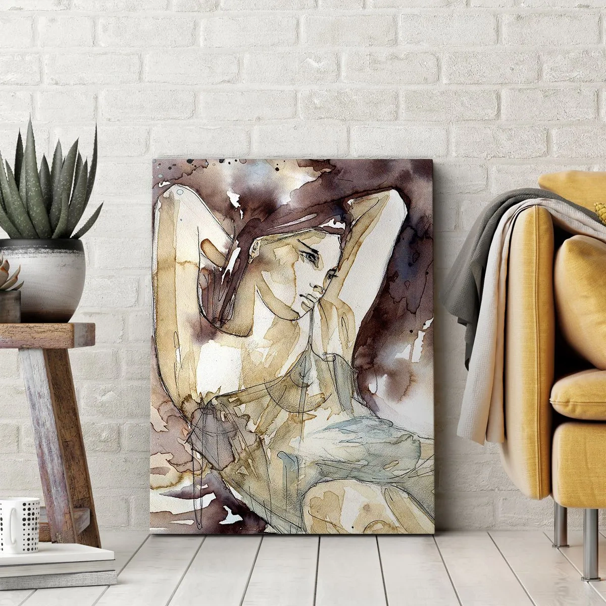 Obraz na plátne - Fialová nálada - 45x80 cm