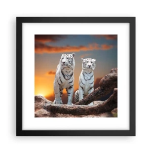 Plagát v čiernom ráme - Úplne ako v Narnii - 30x30 cm