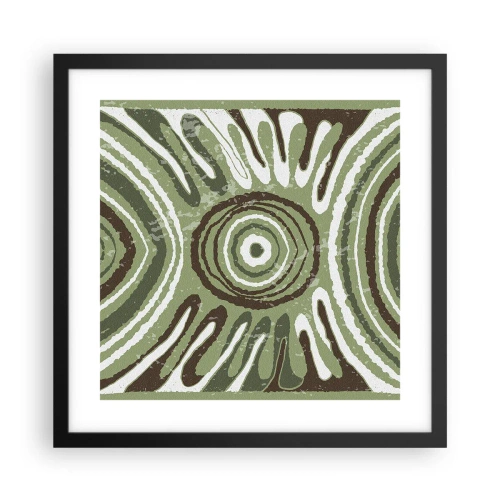 Plagát v čiernom ráme - Explózia emócií - 40x40 cm