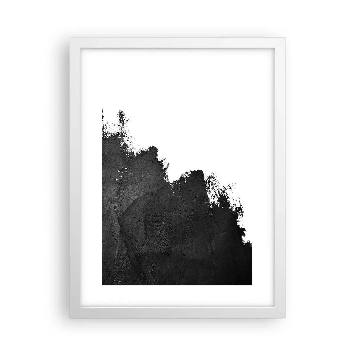 Plagát v bielom ráme - Živly: zem - 30x40 cm