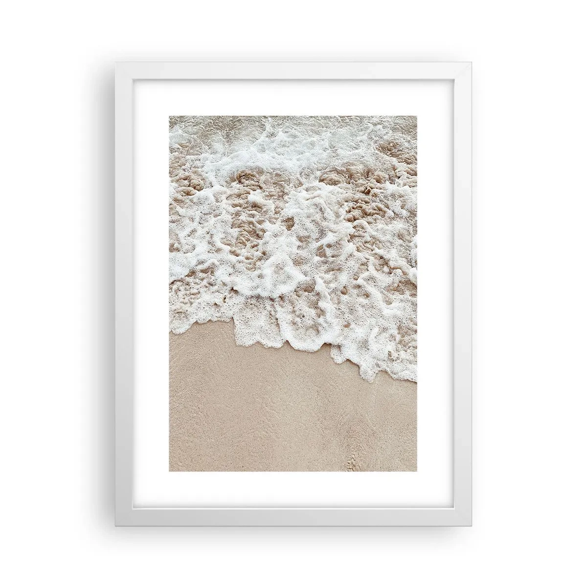 Plagát v bielom ráme - Hneď sa vrátim - 30x40 cm