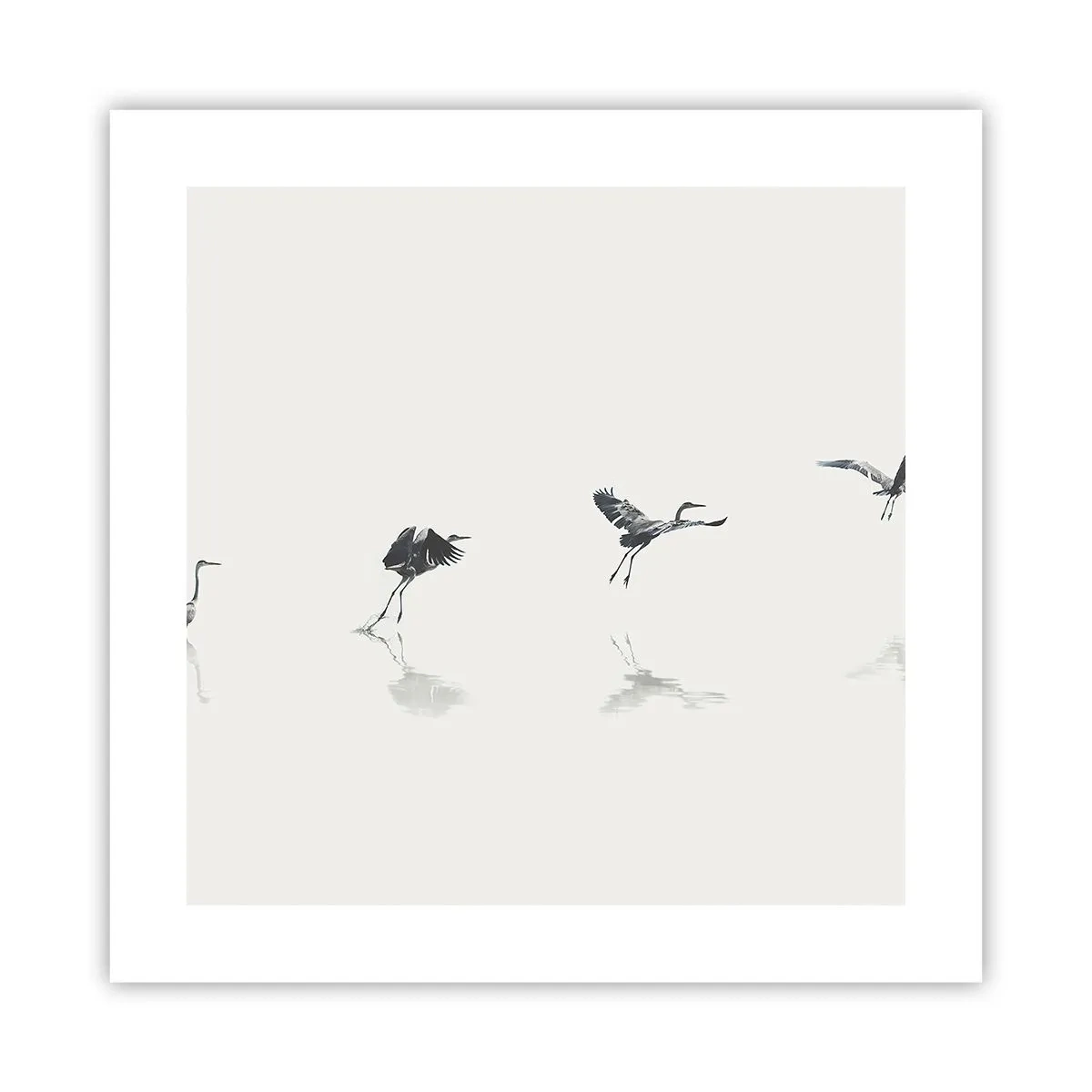 Plagát - Štyri jednoduché kroky - 40x40 cm