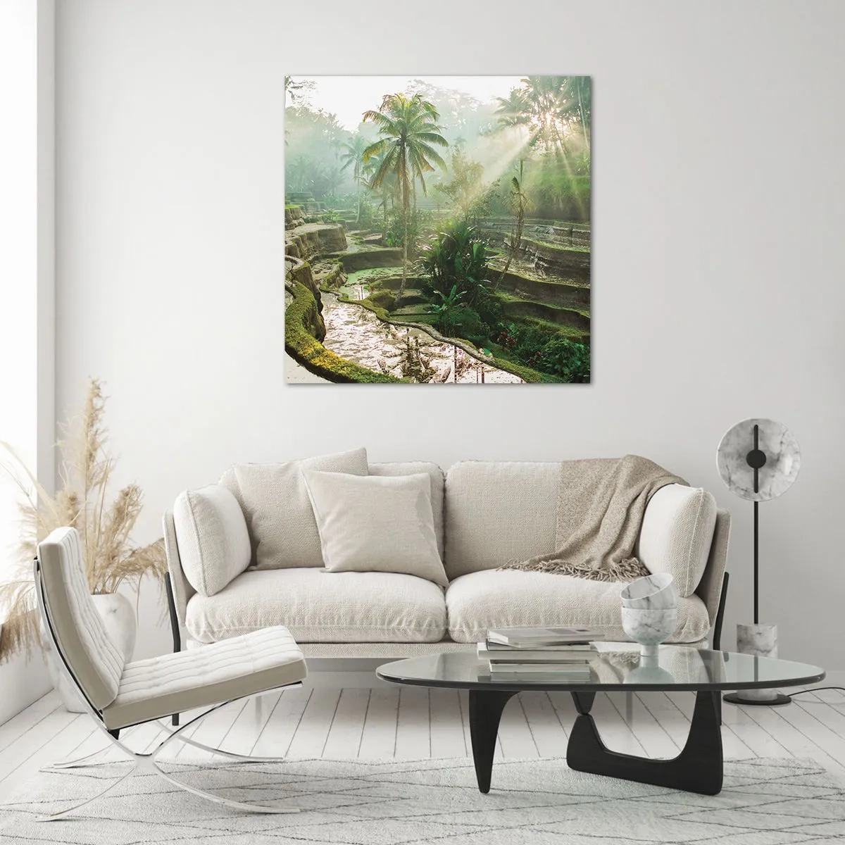 Obraz na skle - Vyrastať na slnku - 70x70 cm