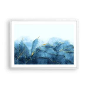 Plagát v bielom ráme - Blankyt v zlate - 70x50 cm