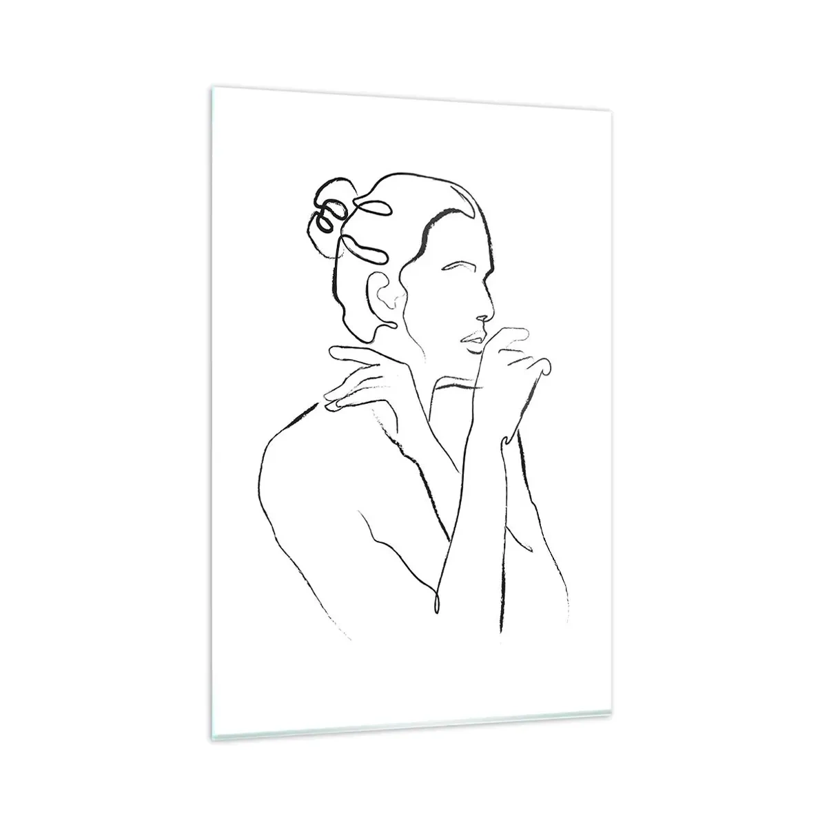 Obraz na skle - Akt: zmyselné tajomstvo - 80x120 cm