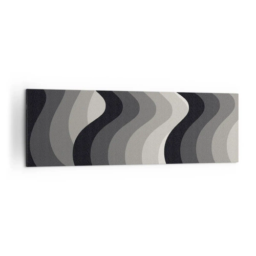 Obraz na plátne - Vlna za vlnou - 160x50 cm