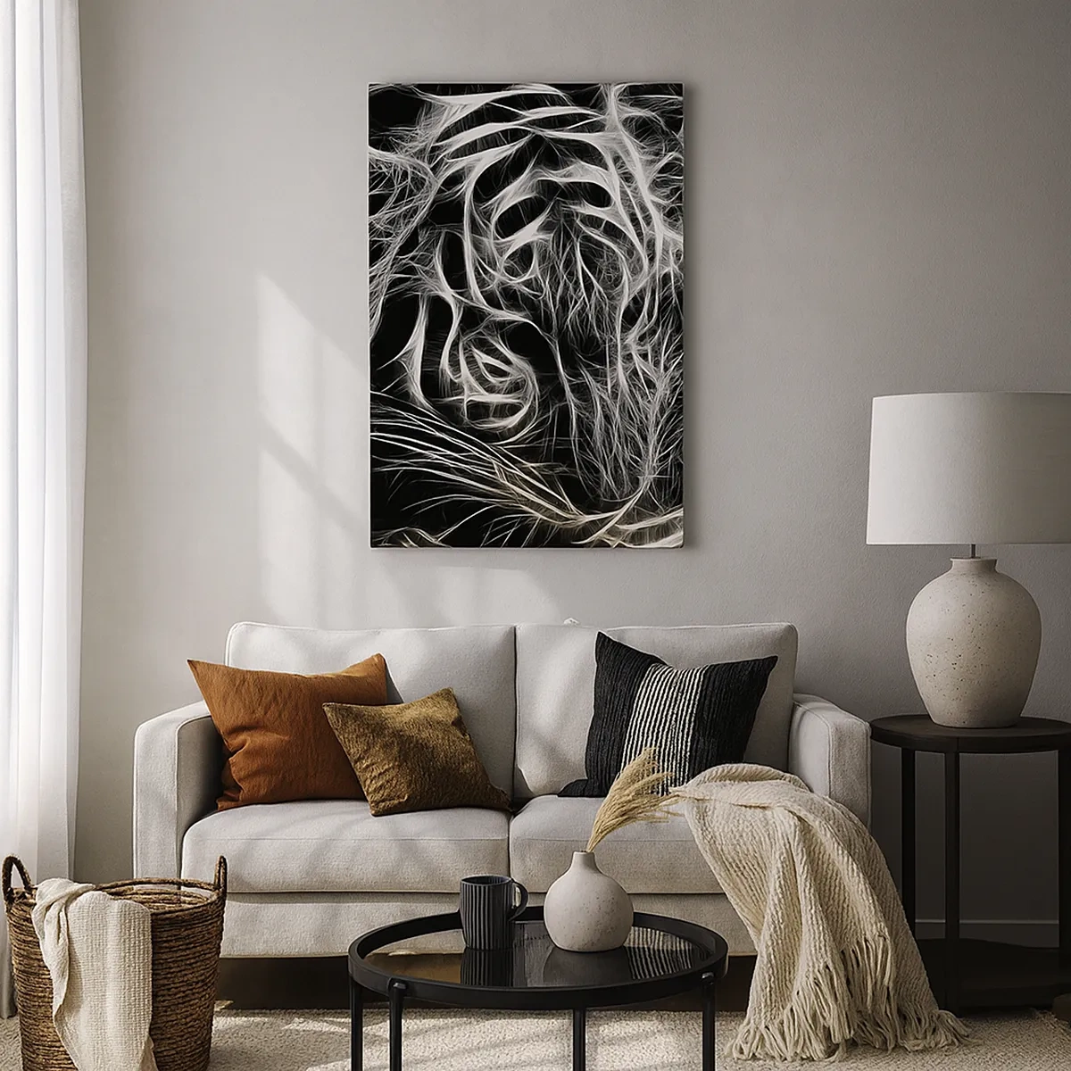 Obraz na plátne - Štúdia mačacej ľahkosti - 50x70 cm